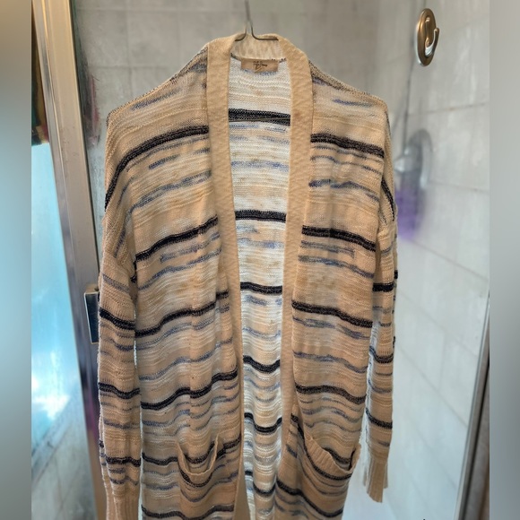 Blue and white cardigan - Picture 1 of 2